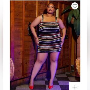 Eloquii Crochet Knit Dress